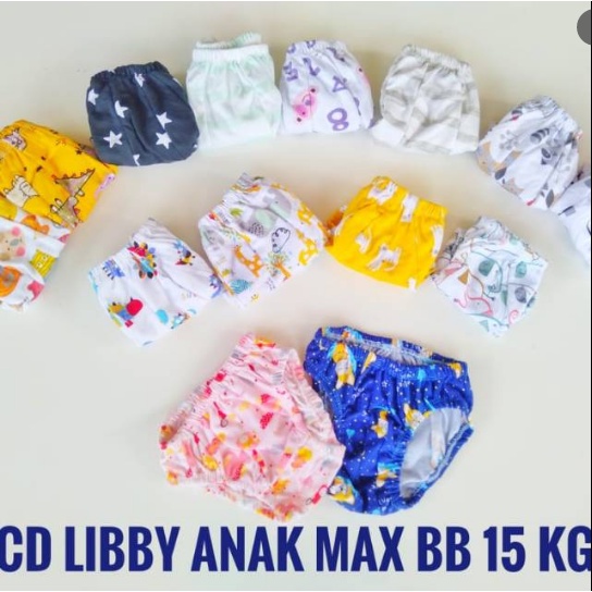 Libby Celana Dalam Anak Perempuan Premium Lusinan 2-5 Tahun