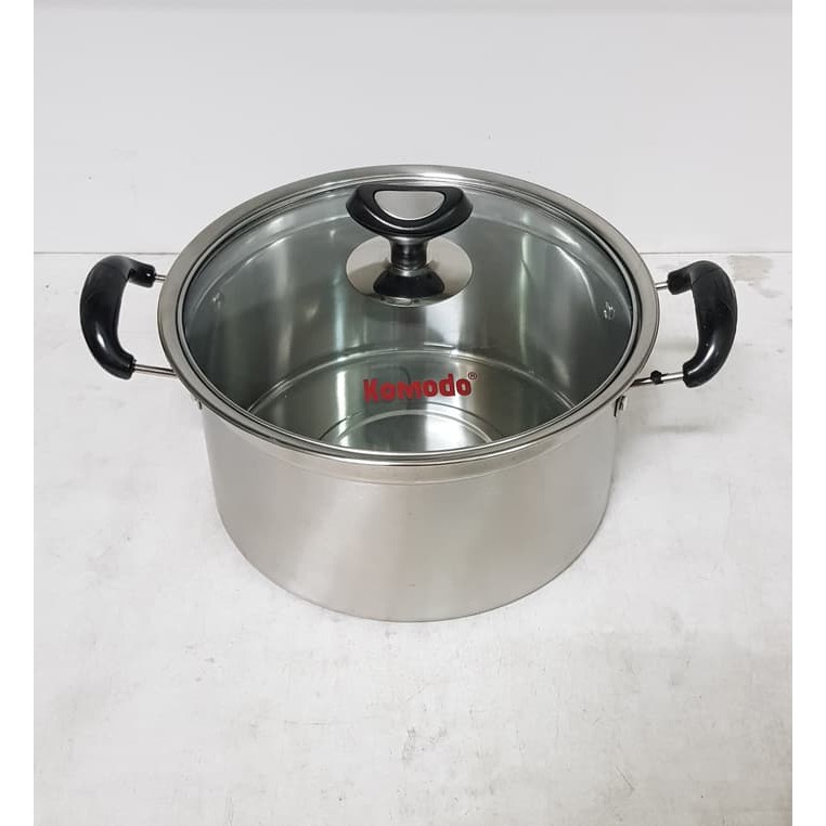 Stainless Cooking Pot - Panci Soup Komodo 24 cm