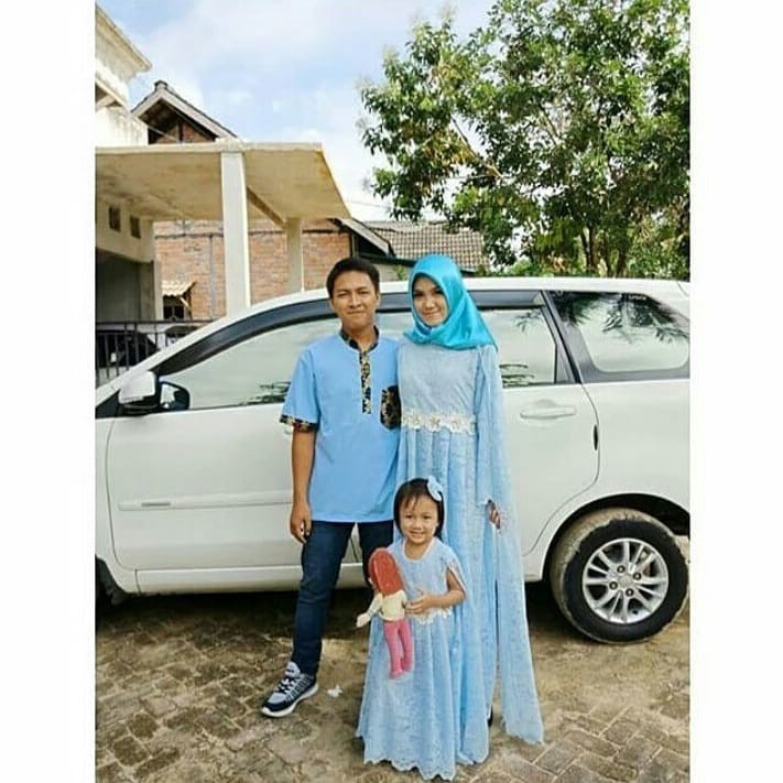 Baju Seragam Keluarga Gamis Couple Family Set Cape Frozen Gamis Frozen Dress Bayi