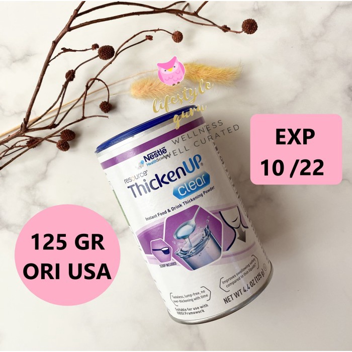 

NESTLE RESOURCE THICKENUP INSTANT FOOD AND DRINK THICKENER ORI USA
