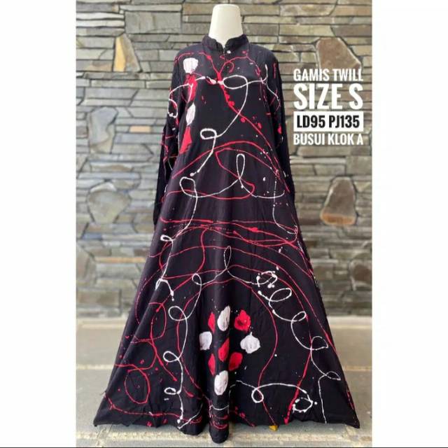 Gamis twill ori size S