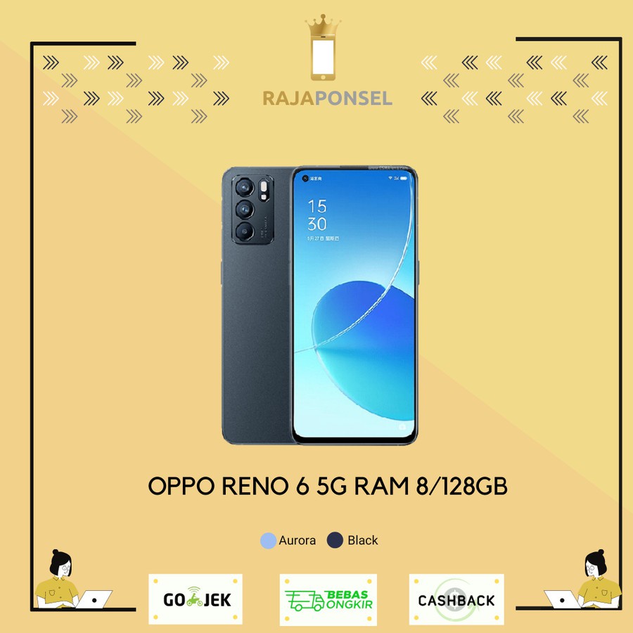 Jual OPPO RENO 6 5G RAM 8/128GB GARANSI RESMI OPPO INDONESIA Indonesia ...