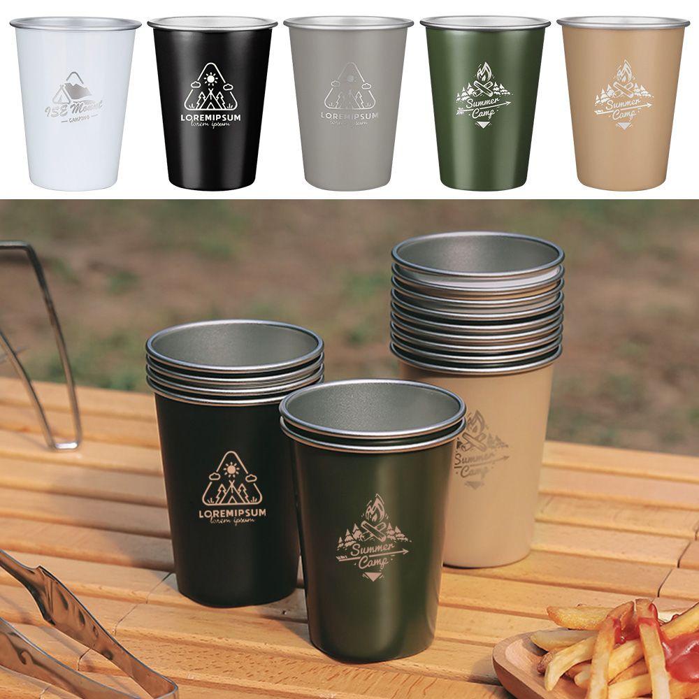 Top Tumbler Cangkir Gelas Cangkir Portable Outdoor Camping Mug Kopi