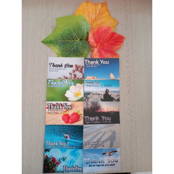 

Thank You Card (Satuan) Minim 10pcs bisa Random