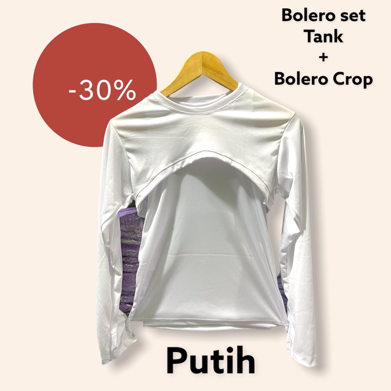 Atasan Wanita Set Bolero + Tanktop