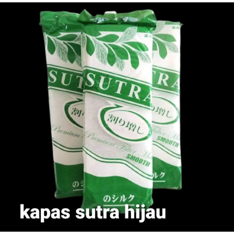 busa filter kapas filter sutra hijau 31x12