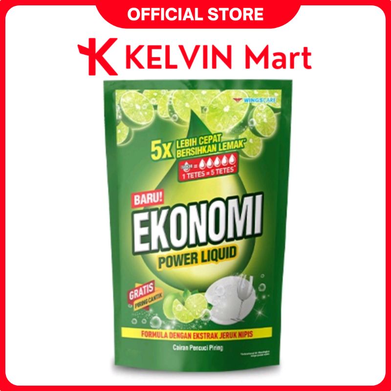 Ekonomi Sabun Cuci Piring Jeruk Nipis pck 760ML | KELVIN Mart