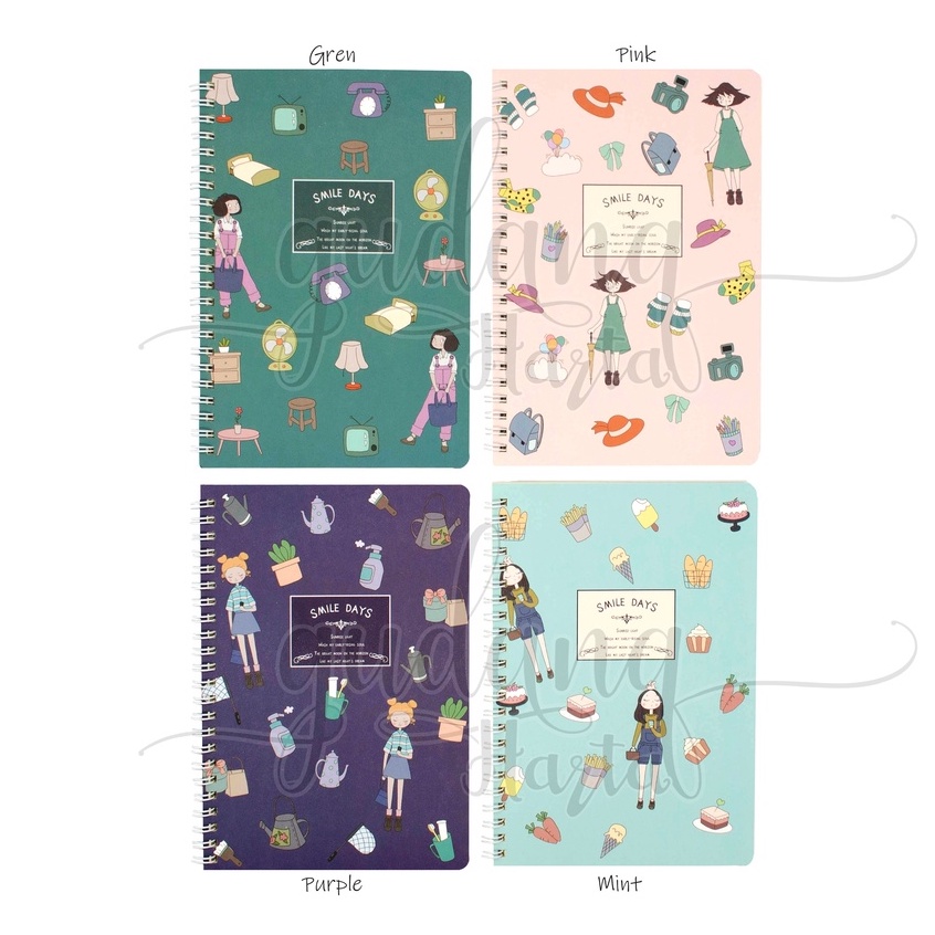 

GCC Notebook A5 Spiral Smile Day Buku Motif Hari Yang Ceriah GCC 308133