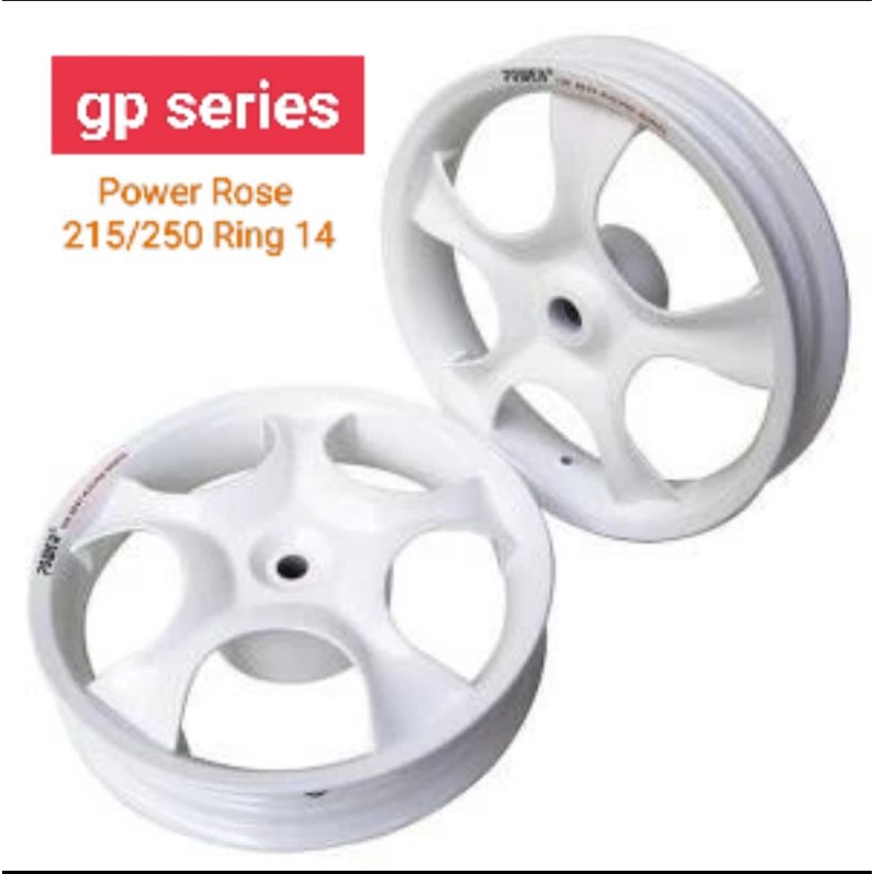 VELG RACING POWER ROSE MIO-MIO J-MIO M3-XEON-FINO-SOUL GT-VARIO 110-ALL BEAT-SCOOPY-SPACY-VARIO 125-
