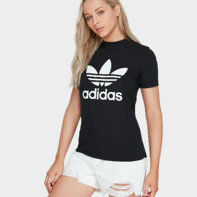 BAJU KAOS ADIDAS TREFOIL CV9888 ORIGINAL
