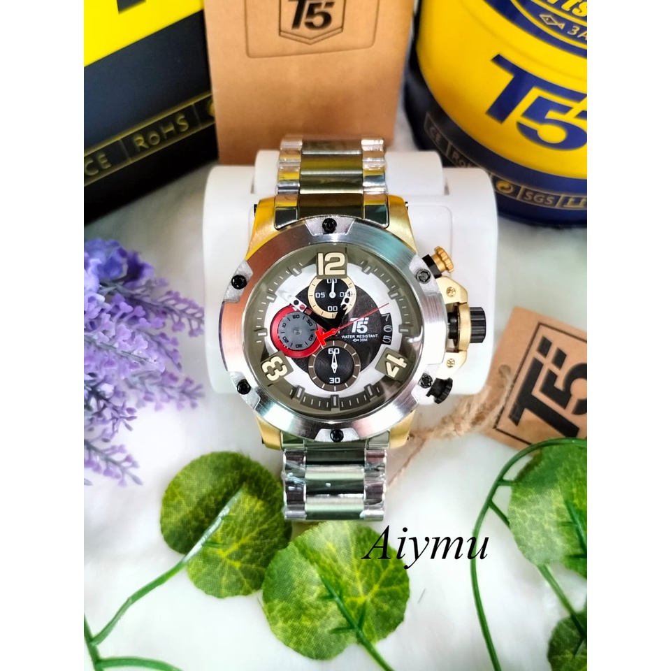 JAM TANGAN PRIA T5 H3927 T5 H 3927 ORIGINAL CHRONO AKTIF SPORTY