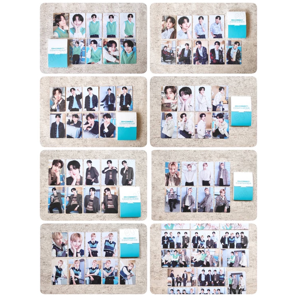 [CEK VARIASI] ENHYPEN EN-CONNECT COMPANION TC Trading Card PC Photocard Set ENCONNECT JUNGWON HEESUN