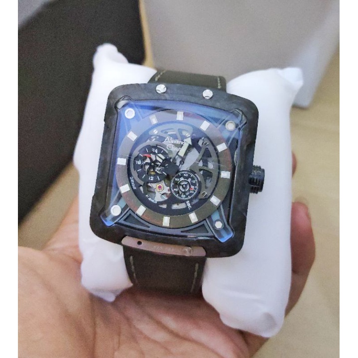 Jam Tangan Pria Alexandre Christie AC 3030MA CARBON Automatic