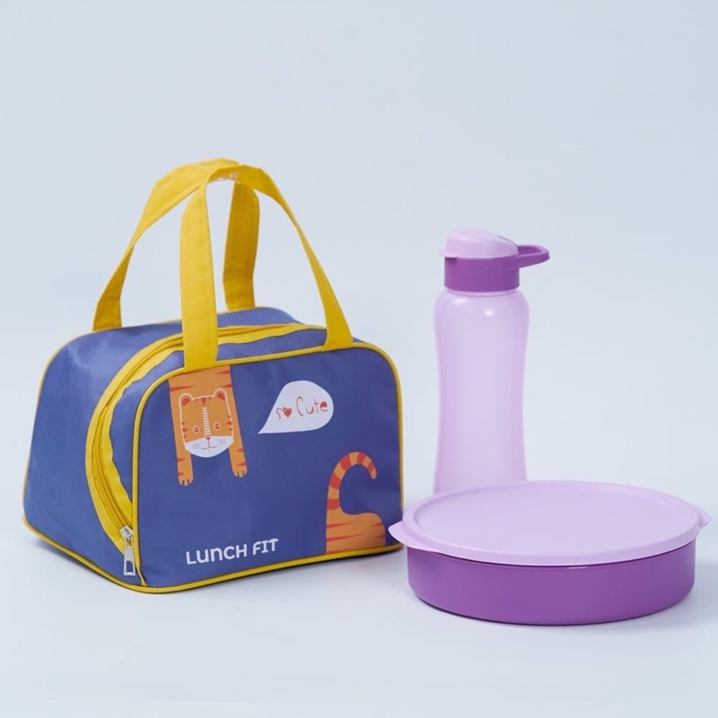 Kotak makan lunch bag set / Tas bekal / Kotak makan anak