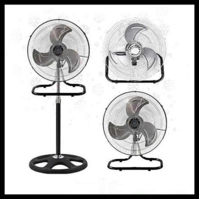 KIPAS ANGIN BESI 3 IN 1 - KIPAS BESI - KIPAS ANGIN BERDIRI - KIPAS ANGIN DUDUK -KIPAS ANGIN DINDING 