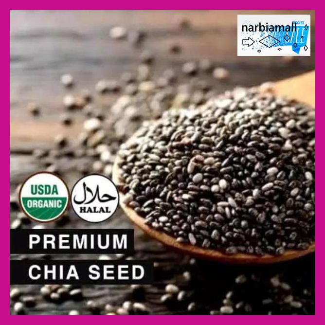 

U8Tyuj7- Premium Chia Seed 1 Kg Halal Usda Organik Meksiko E4Wr46-