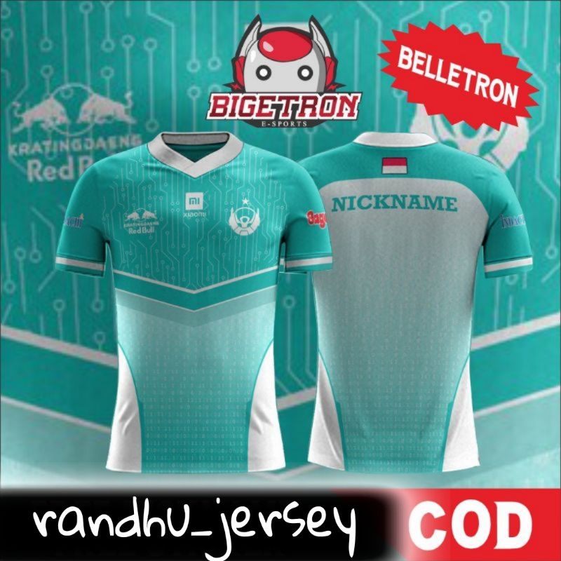 Jersey Kaos BTR BIGETRON 2021Esport Geming ( free nickname )