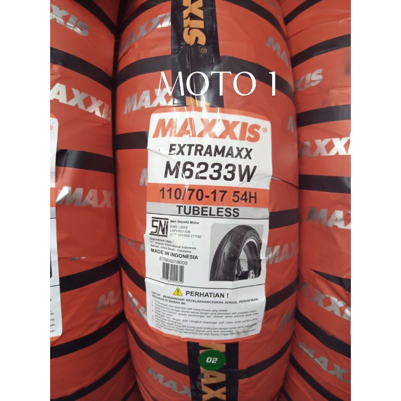 BAN MAXXIS 110/70-17 EXTRAMAXX - TUBELESS