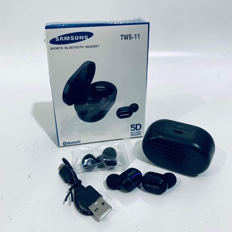 Headset Samsung Bluetooth TWS 11 Hansfree Handset HF Samsung TWS 11 Wireless Earphone Bluetooth Samsung TWS11