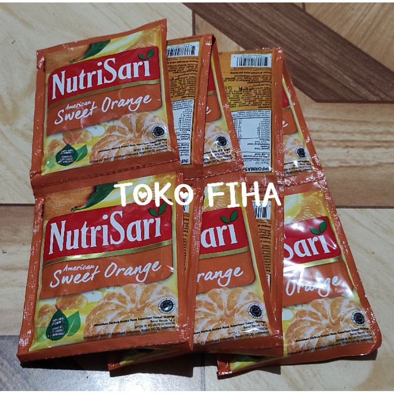 

Nutrisari American Sweet Orange 14gr - sachet