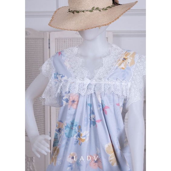 CLARISSA BLUEGREY SLEEPWEAR NEW LACE-2