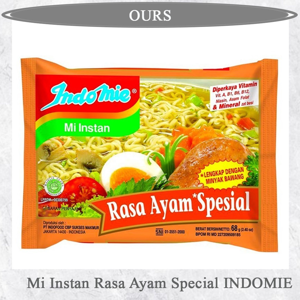 

Indomie Rasa Ayam Special 68g OURSHOPNOW