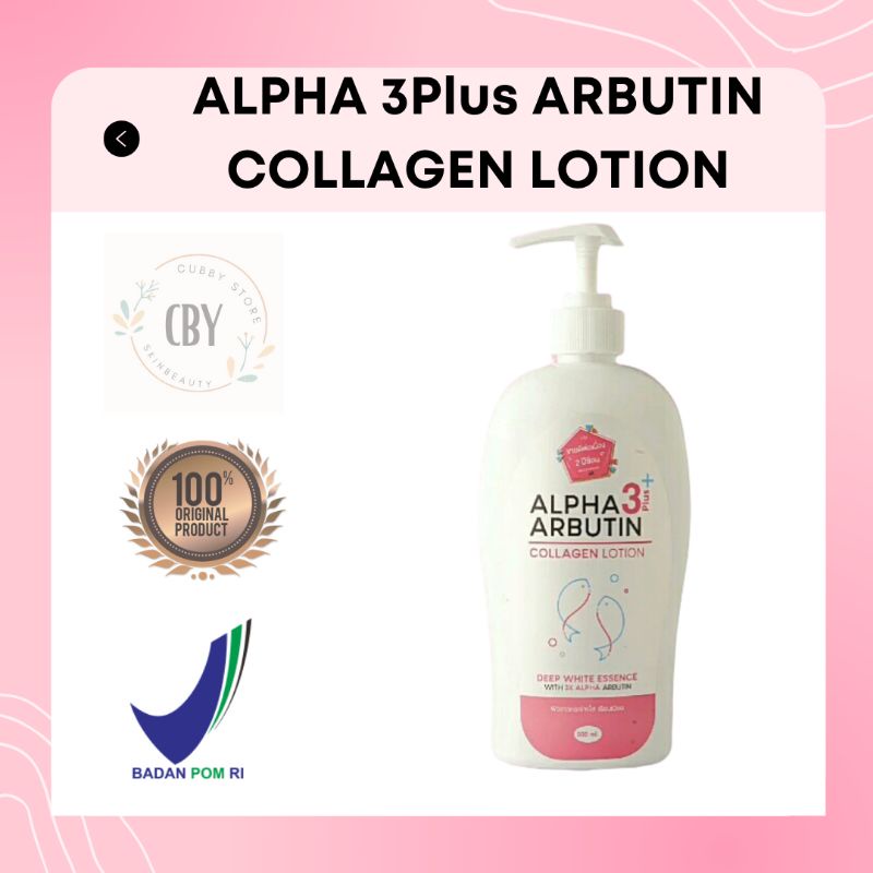 Alpha Arbutin 3 Plus Collagen Lotion / Body Lotion / Handbody / Whitening Lotion