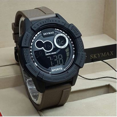 Jam tangan pria Digital original SKYMAX 2028G standar militer Bergarnsi Bisa Berenang