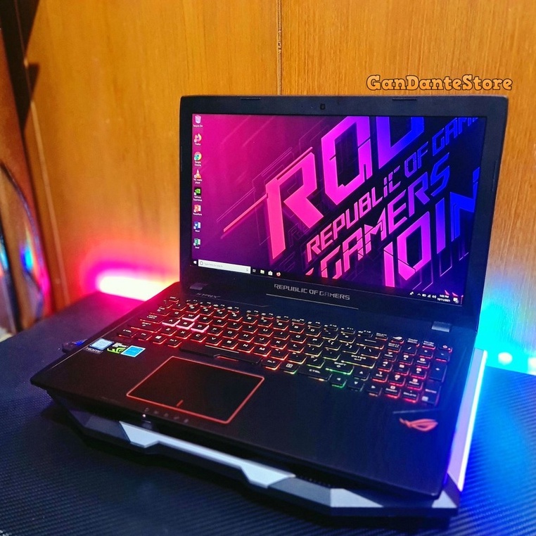 Asus ROG GL553VD STRIX Gaming Desain Rendering  i7 GTX 1050 12 GB Total Graphics Full Power FHD || N
