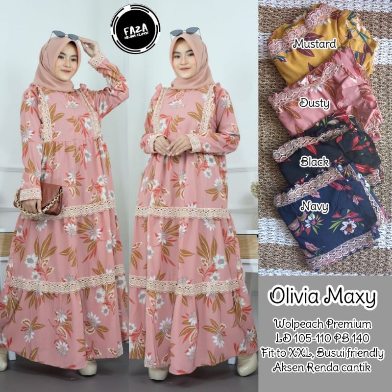 Gamis Terbaru - Olivia Maxy by Faza