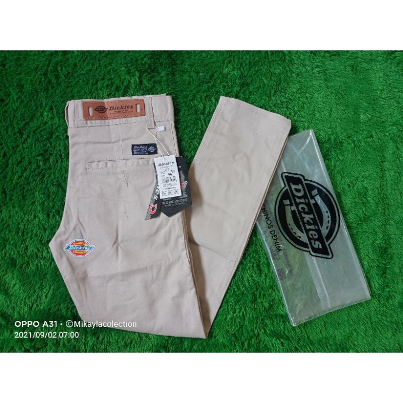 Celana Chino Tanggung Cream Dickies