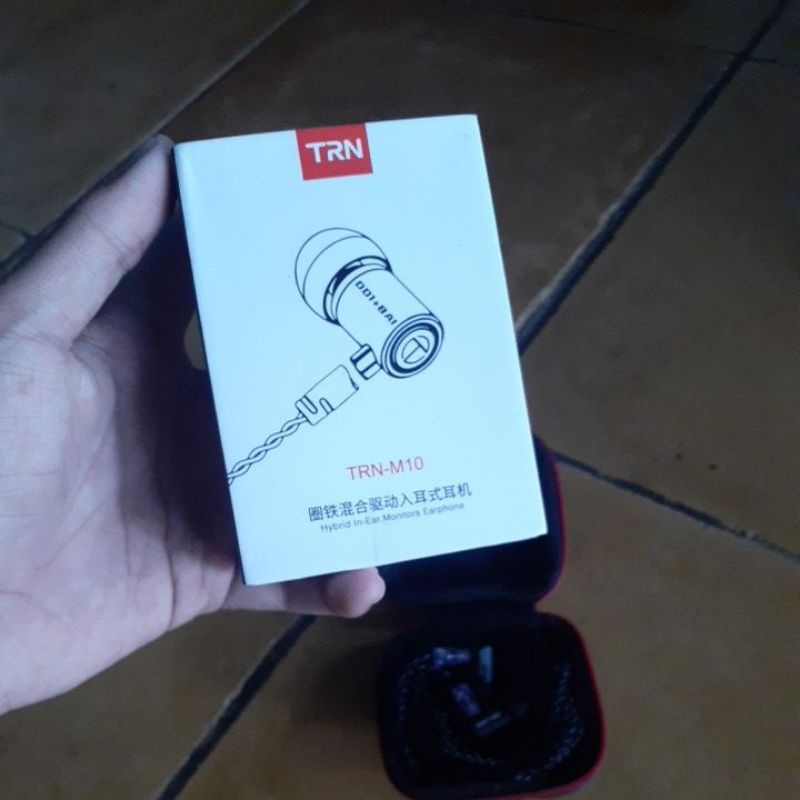earphone trn m10 iem second fullset mulus murah