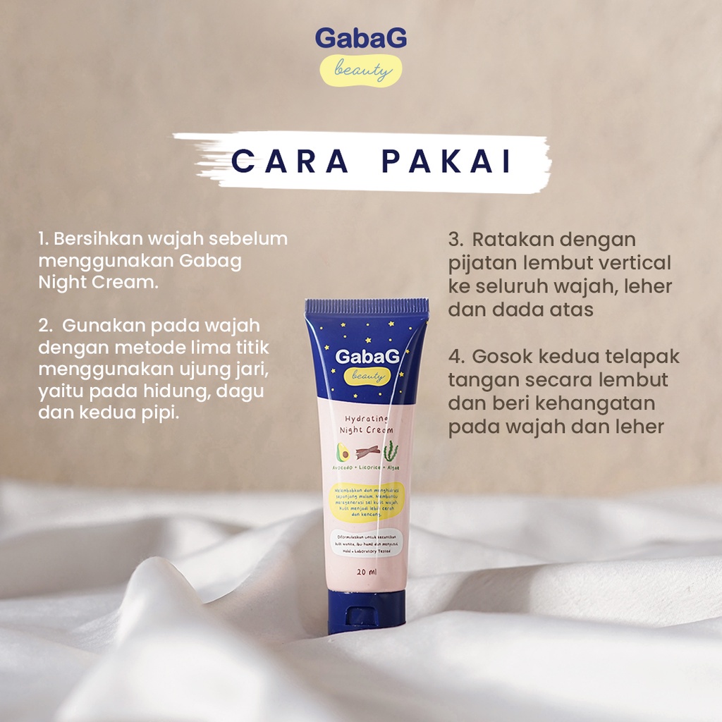 Gabag Beauty Hydrating Night Cream 20ml