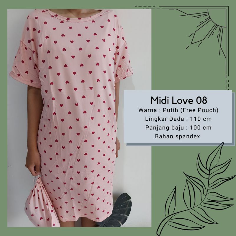 DASTER KAOS MIDI JUMBO KARTUN | DASTER KARTUN KAOS LUCU