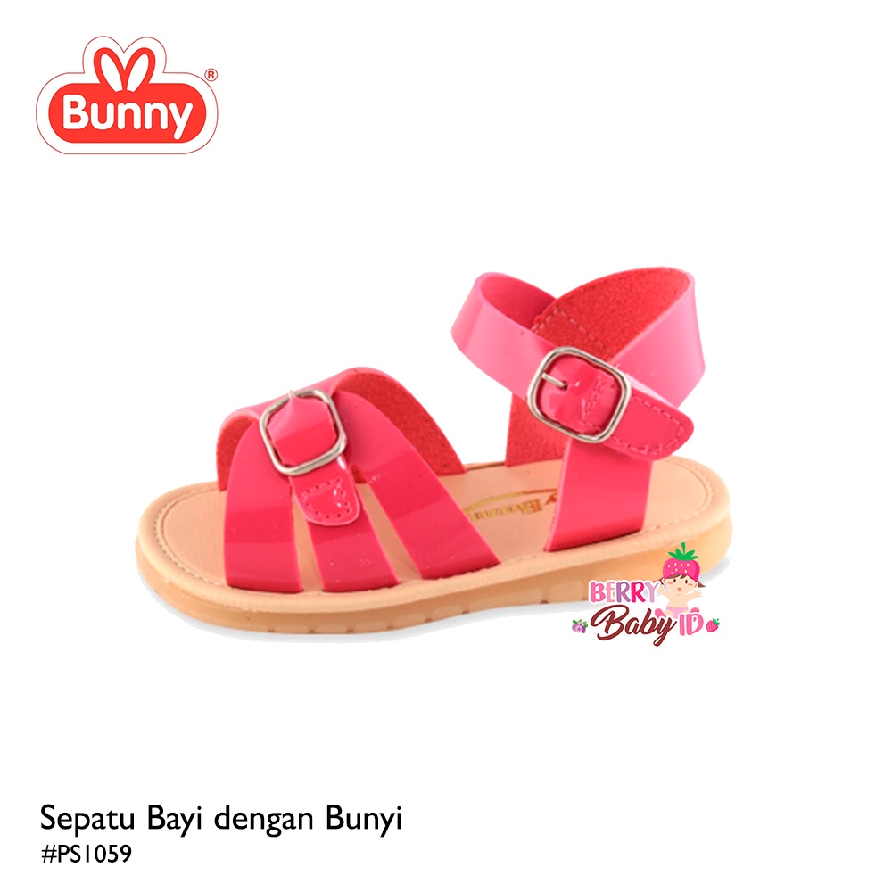 Lusty Bunny Sepatu Sandal Bayi Bunyi Cit Cit Prewalker LSH020 PS-1059 Berry Mart