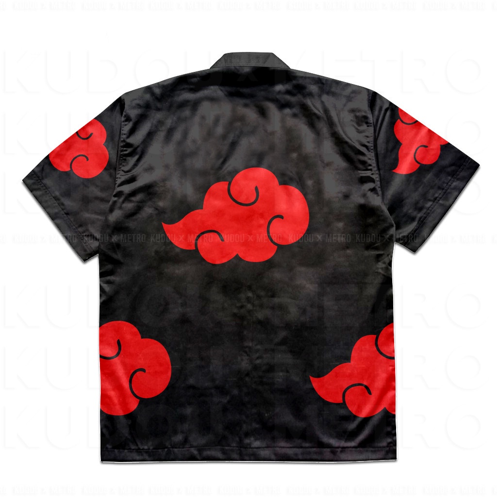 Kemeja Akatsuki Basic Cosplay Formal Anime Manga Naruto Premium Unisex