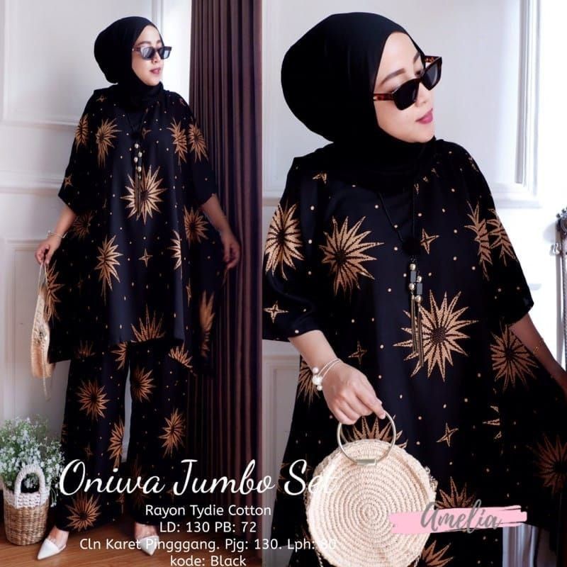 STELAN JUMBO MUSLIM//STELAN JUMBO WAKA ONIVA JUMBO SET BY AMELIA