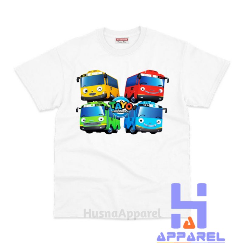 BAJU ANAK KAOS ANAK TAYO THE LITTLE BUS
