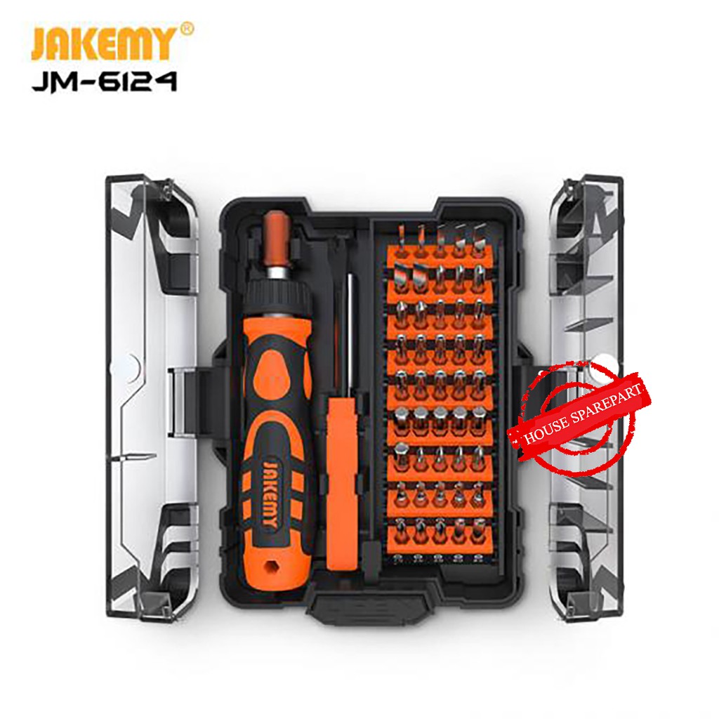 Jakemy JM-6124 48 in 1 Household Ratchet Screwdriver Torx Y-Shape Triangle Tool Set