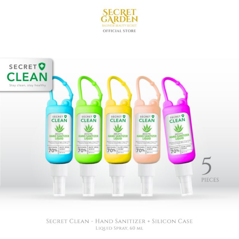 `ღ´ PHINKL `ღ´ 𝕙𝕖𝕣𝕓𝕠𝕣𝕚𝕤𝕥  Herborist Secret Hand Sanitizer Gel (Gantung) anti kuman vfirus tangan bersih lembut halus