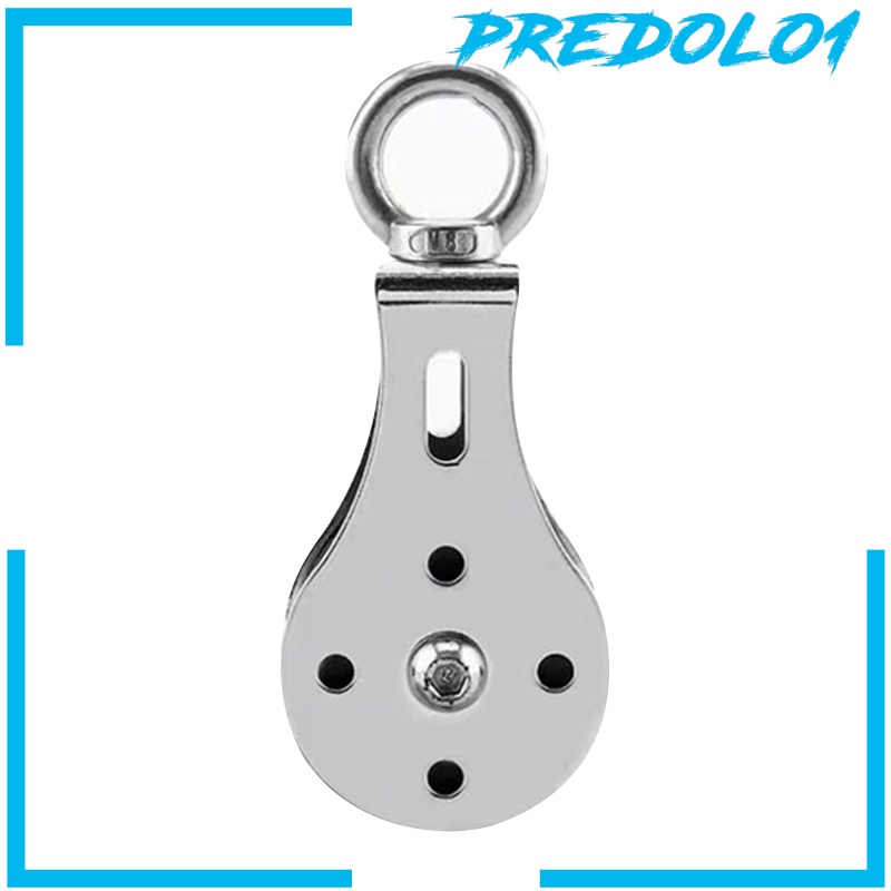 [PREDOLO1] Lifting Rope Pulley Swivel Heavy Duty 304 Stainless Steel Fitness Wheel