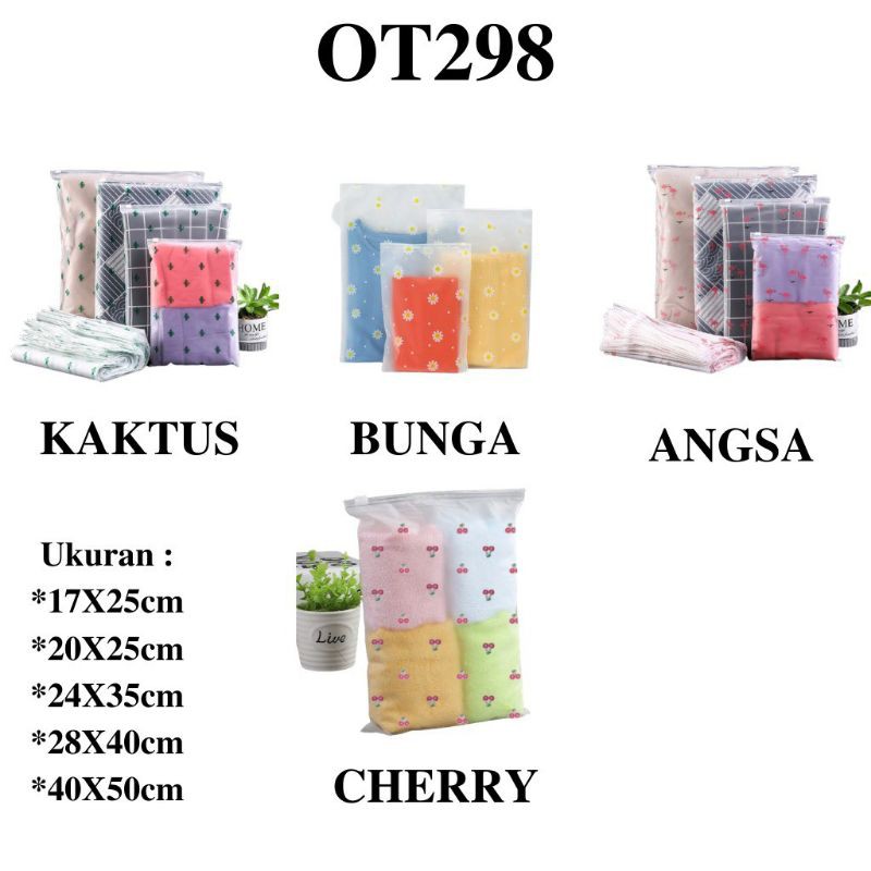 POUCH TRAVEL PLASTIS TRAVEL PLASTIK KLIP ZIPLOCK SERBA GUNA