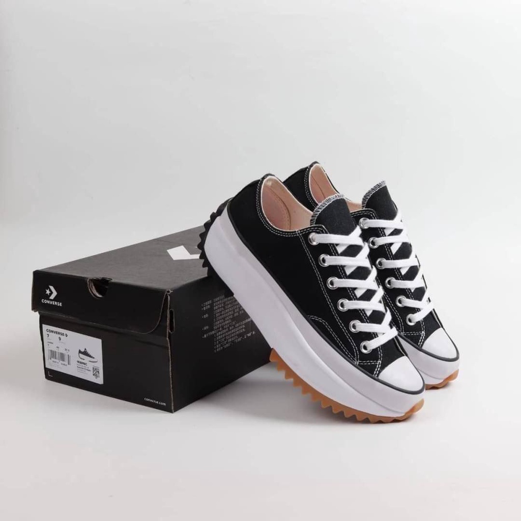 Converse Run Star Hike Low Black White
