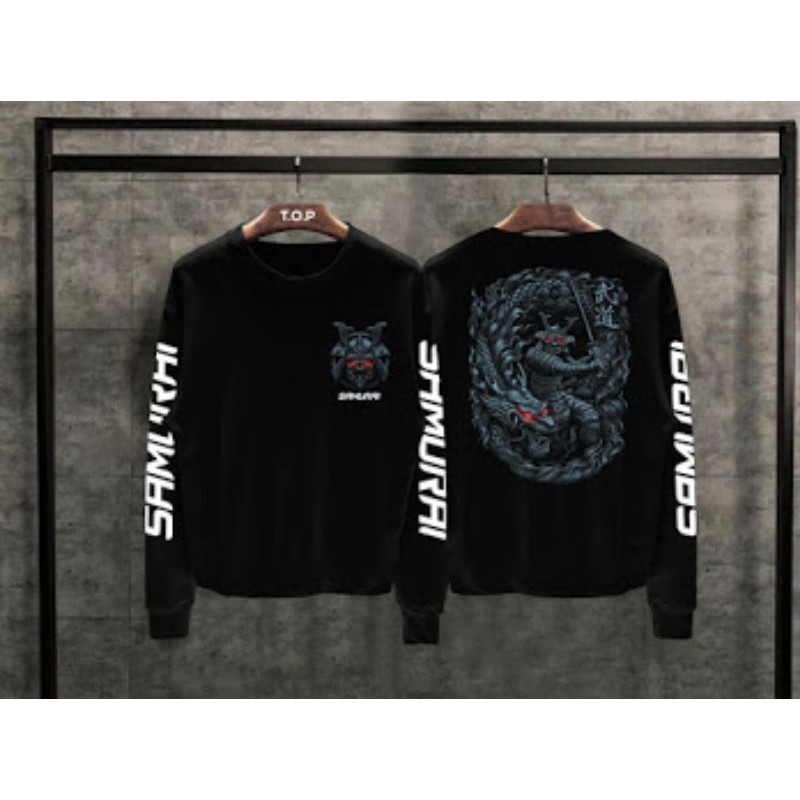 kaos pria/kaos distro/ lengan panjang, NAGA samurai
