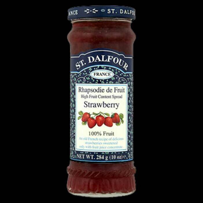 

ST DALFOUR STRAWBERRY PRESERVE JAM SELAI STROBERI IMPORT