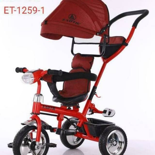 New item sepeda roda tiga stroller EXOTIC tipe 1259 1 New item sepeda roda tiga stroller EXOTIC tipe 1259 1