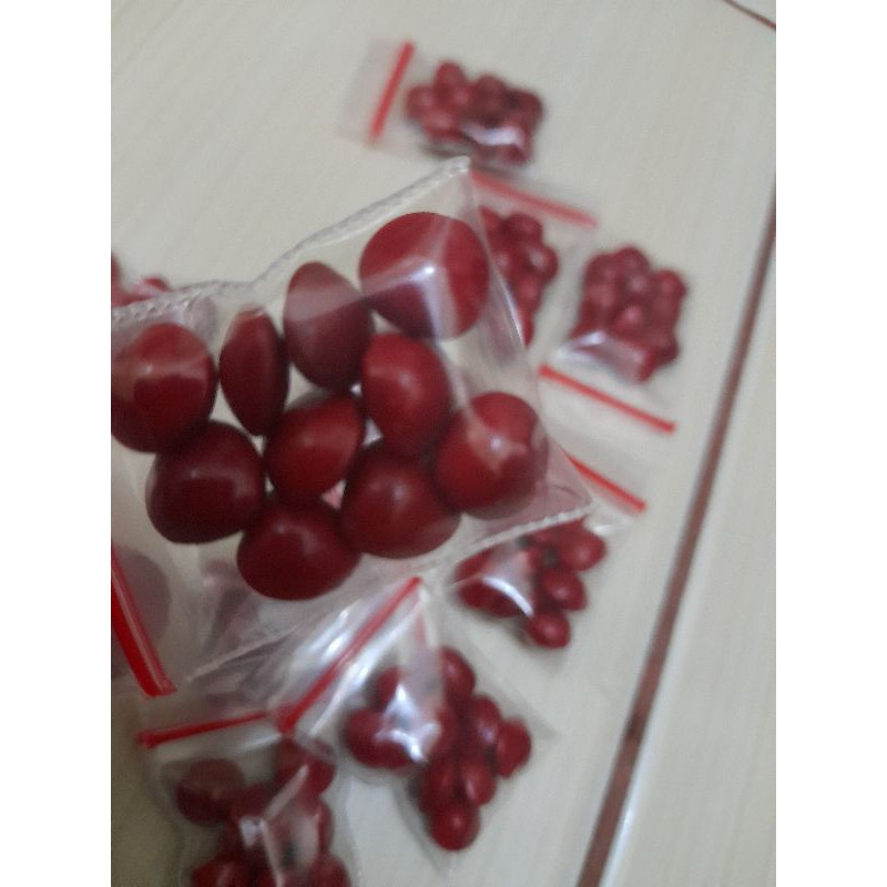Saga merah 25 biji/benih saga merah/Saga DIY