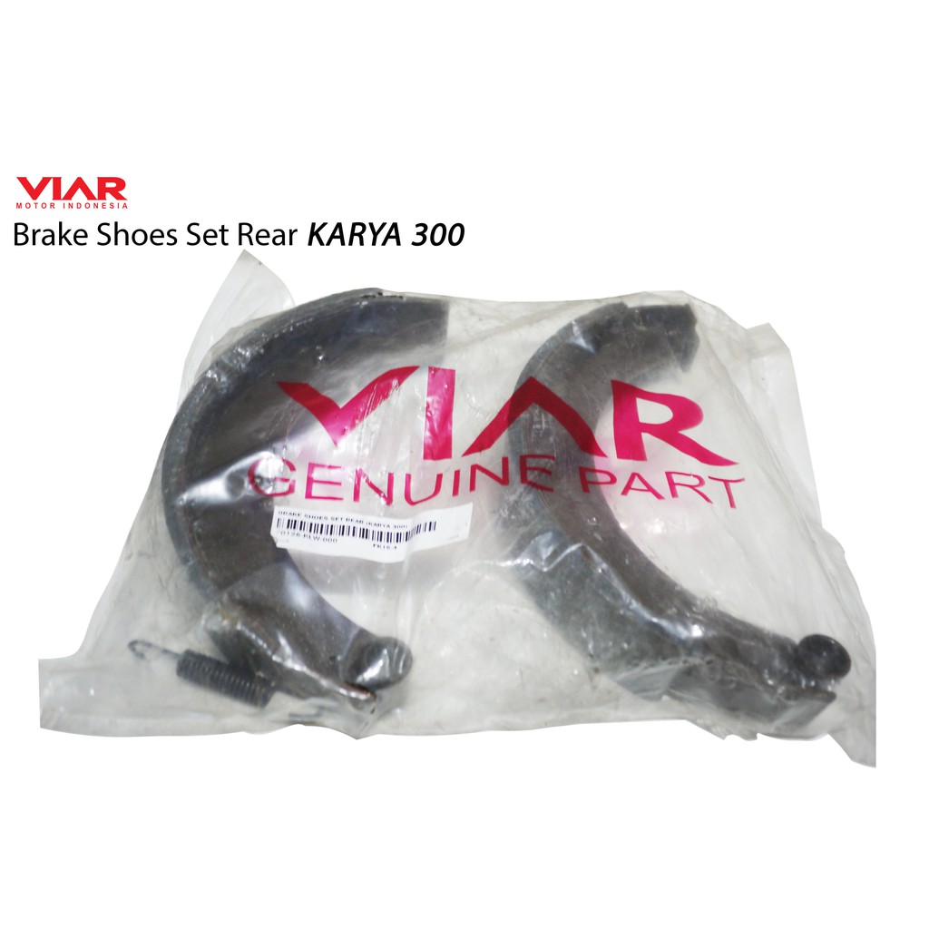 Brake Shoes Set Rear KARYA 300 Kampas Rem Belakang 300cc Kampas Rem Belakang VIAR Kampas Rem Roda 3