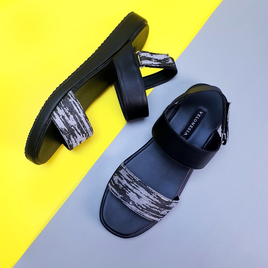 Sandal Platform Tali Wanita Casual Velonesia Slip Sandal Casual Platform Wanita - Keiko