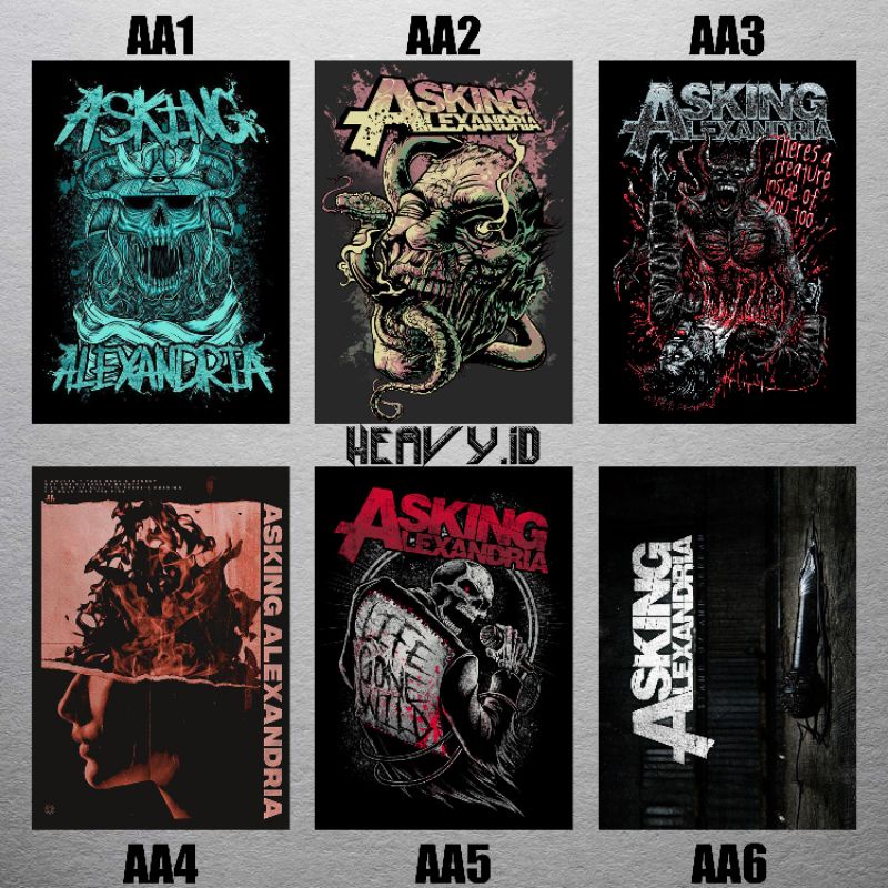 POSTER BAND A3 ASKING ALEXANDRIA